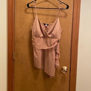 Studio 1940 Gold Shimmer Sleeveless Blouse